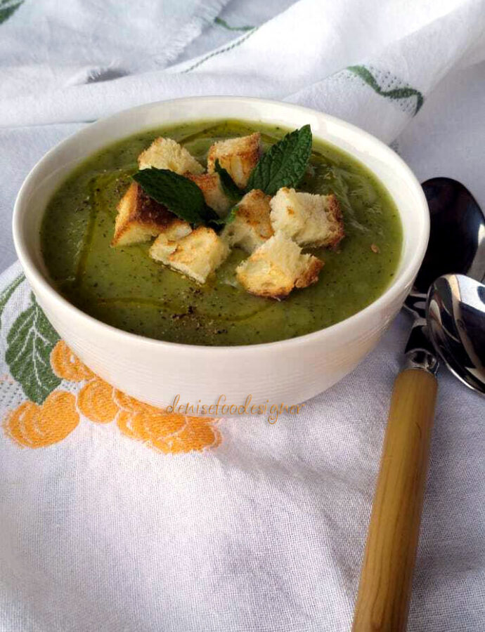 CREMA DI ZUCCHINE ALLA MENTA